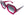 Folc Lupe Berry - occhiale da Sole Fucsia foto laterale