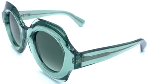 Folc Misty - occhiale da Sole Verde traslucido foto laterale