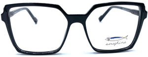 Saraghina BETTA-115LV 52-15 140 - occhiale da Vista Nero foto frontale