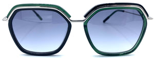X-ide Warhol3 - occhiale da Sole Verde foto frontale