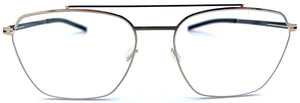 ic! Berlin Poniente 54-17 rosé black - occhiale da Vista Oro foto frontale
