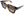 Folc Mika Demi - occhiale da Sole Avana maculato foto laterale