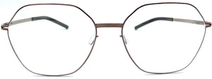 ic! Berlin Halny Shiny Copper 54-17 - occhiale da Vista Bronzo foto frontale