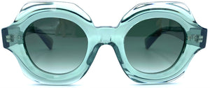 Folc Misty - occhiale da Sole Verde traslucido foto frontale