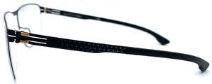 ic! Berlin MB 10 Black 59-14 - occhiale da Vista Nero foto laterale