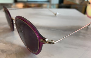 Eyepetizer Gibson C D 2 7 - occhiale da Sole Viola foto laterale
