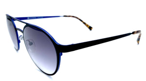 Xaviergarcia Laccruz 03 - occhiale da Sole Nero e Blu foto laterale