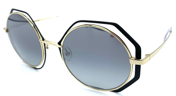Vanni Vs4310 C401 - occhiale da Sole Nero e Oro foto laterale