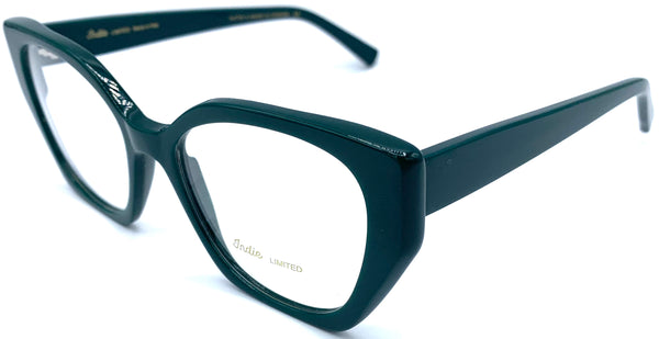 Indie Eyewear 1482 C. 75 - occhiale da Vista Verde foto laterale