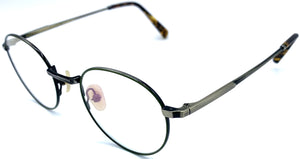 Steve McQueen Liberty - occhiale da Vista Argento e Verde foto laterale