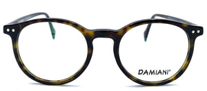Damiani Mas148 C027  clip sole - occhiale da Vista Marrone Maculato foto frontale
