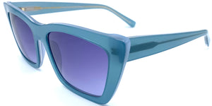 Indie Eyewear 1467 - occhiale da Sole Azzurro foto laterale