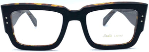 Indie Eyewear 1484 C.37 - occhiale da Sole Marrone con tratti avana foto frontale