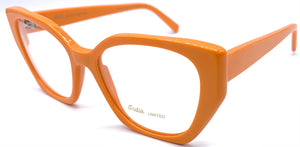 Indie Eyewear 1482 C. 29 - occhiale da Vista Arancione foto laterale