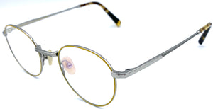 Steve McQueen Liberty - occhiale da Vista Argento e Giallo foto laterale