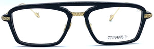 Philippe V X44 - occhiale da Vista Nero e Oro foto frontale