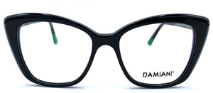 Damiani Mas164 C34  clip sole - occhiale da Vista Nero foto frontale