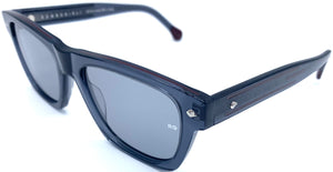 Romeo Gigli Rgs 610 U - occhiale da Sole Blu traslucido foto laterale