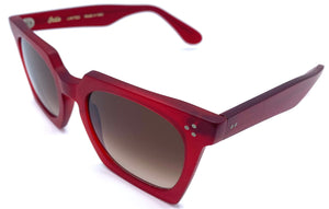 Indie Eyewear Indie 403 51-21 - occhiale da Sole Rosso foto laterale