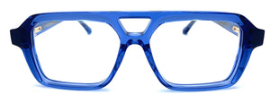 UniqueDesignMilano 20 C44 - occhiale da Vista Blu foto frontale