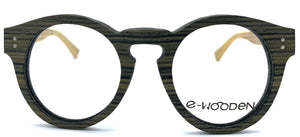E-Wooden E1800 Sc37D  - occhiale da Vista Marrone foto frontale