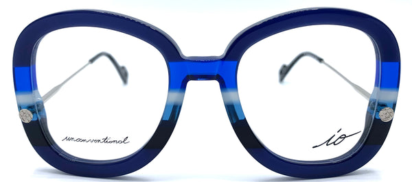 Lio Ivc 1116 C02 - occhiale da Vista Blu foto frontale