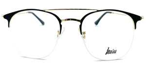 Haru 1028 C2  - occhiale da Vista Nero e Oro foto frontale