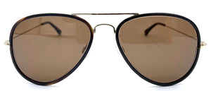 Haru 1020 - occhiale da Vista Nero e Oro foto frontale