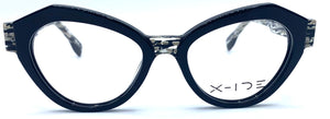 X-ide Kafka 50-18 C.1 - occhiale da Vista Nero foto frontale
