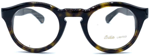 Indie Eyewear Indie 1481 47-24 C.3627 - occhiale da Vista Nero Maculato foto frontale