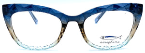 Saraghina PRISMA DUE  744LV  54-17 140 - occhiale da Vista Blu foto frontale