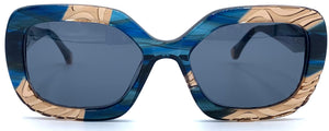 Rye&Lye Nut C.2 - occhiale da Sole Blu foto frontale