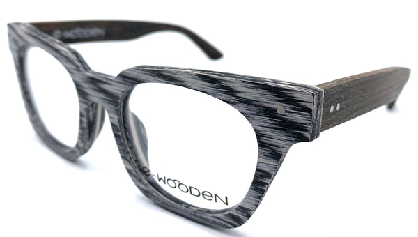 E-Wooden E0114 SC46  - occhiale da Vista Grigio foto laterale