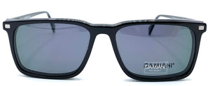 Damiani Mas175 C34  clip sole - occhiale da Vista Nero foto laterale