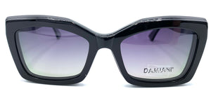 Damiani Mas179 C34  clip sole - occhiale da Vista Nero foto laterale