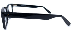 Damiani Mas162 C34  clip sole - occhiale da Vista Nero foto laterale