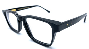 UniqueDesignMilano Frame 22  - occhiale da Vista Nero foto laterale