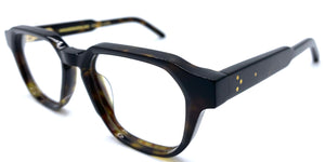 UniqueDesignMilano Frame 30 C22  - occhiale da Vista Nero Maculato foto laterale