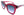 Indie Eyewear 1392 C106 - occhiale da Sole Red foto laterale