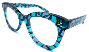 Indie Eyewear 1395 C441  - occhiale da Vista Blu foto laterale