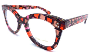 Indie Eyewear 1395 C440  - occhiale da Vista Rosso foto laterale