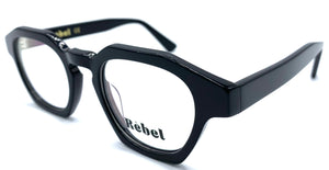Rebel Nv3162 C1  - occhiale da Vista Nero foto laterale