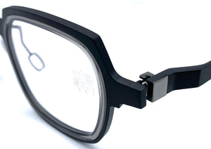 Destill Casimir 147 03 titanio  - occhiale da Vista Nero foto laterale