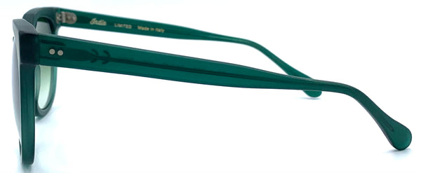 Indie Eyewear Indie 206 51-19 145 - occhiale da Sole Verde foto laterale