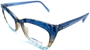 Saraghina PRISMA DUE  744LV  54-17 140 - occhiale da Vista Blu foto laterale