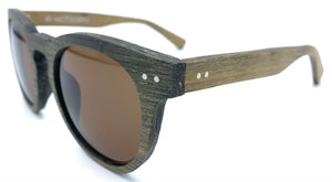 E-Wooden E0314 sc37r - occhiale da Sole Marrone foto laterale