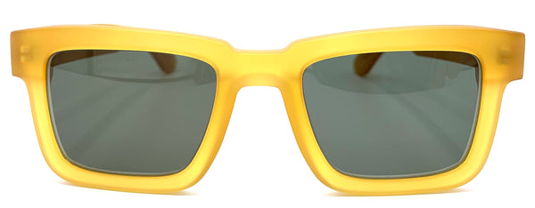 Indie Eyewear 1449 C1106 - occhiale da Sole Giallo-Miele foto laterale