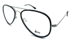 Haru 1020 C1  - occhiale da Vista Nero foto laterale