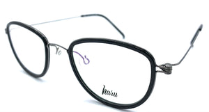 Haru 1813 Gu/GRE  - occhiale da Vista Nero foto laterale