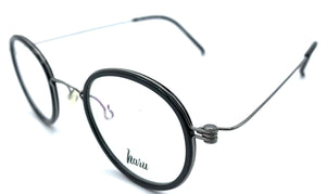 Haru 1803 Gu/Gre  - occhiale da Vista Nero foto laterale